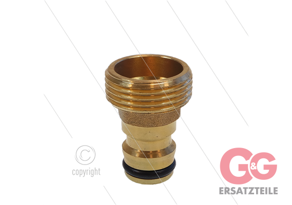 Schnellkupplung - Niederdruck - Messing - Wasseranschluss - 3/4" AG