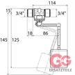 Schwimmerventil AK 3/4"AG : 3/4"AG PE Schwimmer DN10 0,3-10 bar | Bild 2