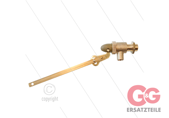 Schwimmerventil Peki - Messing - Ø=12mm - 10 Bar - L=245mm -