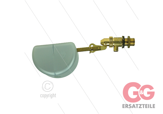 Schwimmerventil RGO - Messing - max 10 Bar - L=265mm - max 60°C -1/2" AG - Durchflussmenge