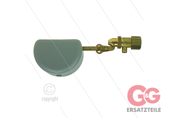 Schwimmerventil RGO - Messing - max 10 Bar - L=265mm - max 60°C- 1/2" IG - Durchflussmenge