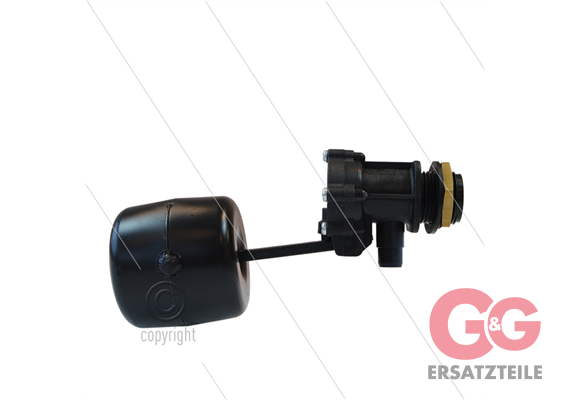 Schwimmmerventil RGP - Kunststoff - 10 bar - L=166mm - max 60°C - 3/4" AG - Durchflussmeng