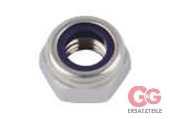 Sechskantmutter M8 DIN982 Edelstahl A2, blank Selbstsichernde Muttern