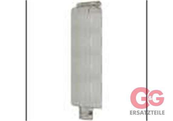 Spritzschutzklappe für Münzautomaten  HxBxT 200x60x30 mm