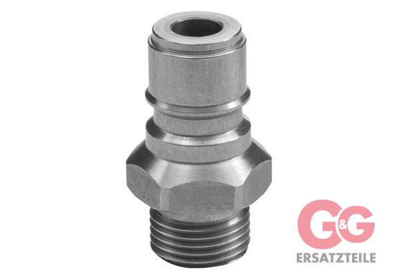 ST-45 250 bar 1/2"AG Nippel Edelstahl mit 60° Innenkonus