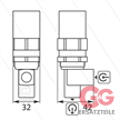 ST230 Sicherheitsventil - 80 bis 250 Bar - 30 l/min - max 95°C - Eingang 1/4" IG | Bild 2