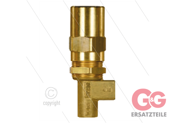 ST230 Sicherheitsventil - 80 bis 250 Bar - 30 l/min - max 95°C - Eingang 1/4" IG