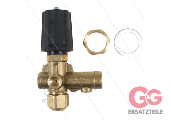 ST261 - Druckregelventil - mit Knopf - 250 Bar - 30 l/min - max 80°C - Eingang: 3/8" IG