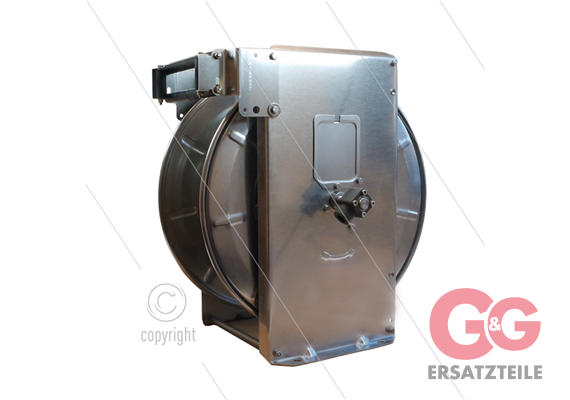 ST40/10/2e - Automatischer Schlauchaufroller - Edelstahl - max 300 Bar - Schlauchlänge