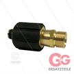 ST44 - Handverschraubung mit gleitlager - Messing - 400 Bar - M22x1,5 HV x 1/2" AG - Ø14mm | Bild 2