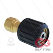 ST44 - Handverschraubung mit gleitlager - Messing - 400 Bar - M22x1,5 HV x 3/8" IG - Ø14mm | Bild 3
