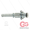 Stecknippel - Stahl - DN06 (1/4") - Ø10mm Pistolanschluss mit Ø21,0mm scheibe | Bild 3