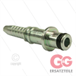 Stecknippel - Stahl - DN08 (5/16") - Ø10mm Pistolanschluss mit Ø15,5mm scheibe | Bild 2