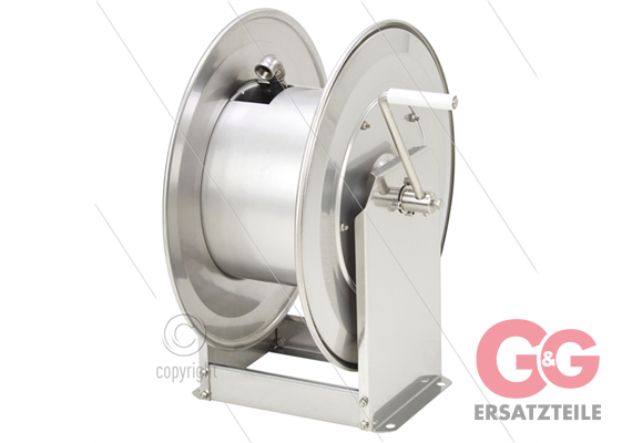 STKi2-20/19 - Schlauchaufroller Edelstahl - 200 Bar - Schlauch: 3/4"- 20m