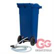 Strahlgutltonne 80 Liter grau mit Ansaugung | Bild 6