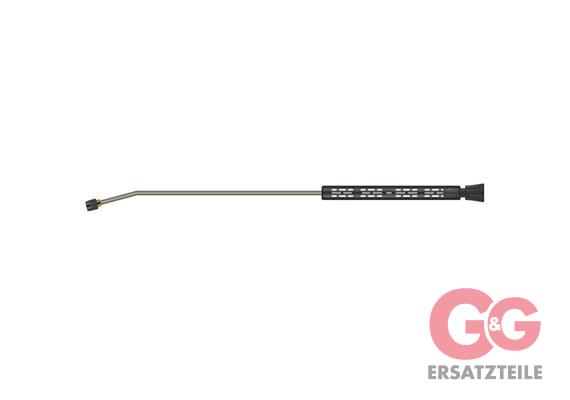 Strahlrohr 1000/380 mm Mundstück : M22 IG drehbar Edelstahl Servopress 15° abgewinkelt