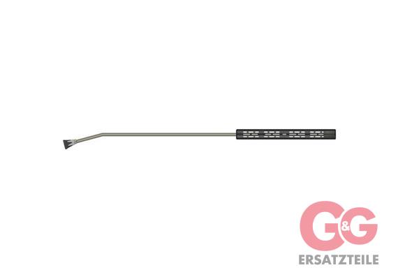 Strahlrohr 1000/380 mm ST-10 1/4"IG-NPT : 1/4"AG Stahl verzinkt 15° abgewinkelt