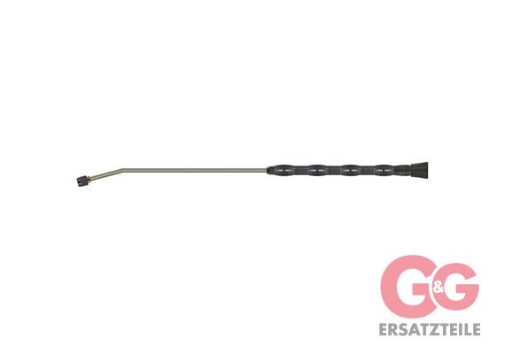 Strahlrohr 1000/410 mm Mundstück : M22 IG drehbar Edelstahl Servopress 15° abgewinkelt