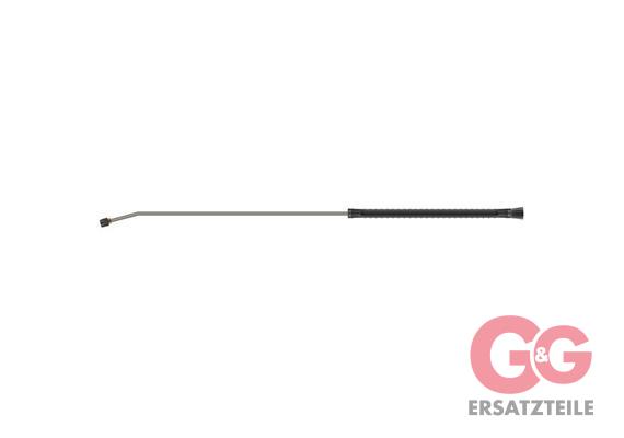 Strahlrohr 1500/330 mm Mundstück : M22 IG drehbar Edelstahl Standard 15° abgewinkelt