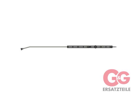 Strahlrohr 1500/760 mm ST-10 1/4"IG-NPT : KW-Profi Edelstahl 15° abgewinkelt