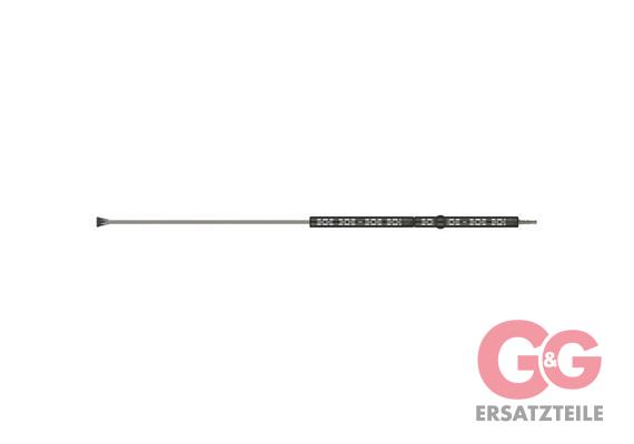 Strahlrohr 1500/760 mm ST-10 1/4"IG-NPT : KW-Profi Edelstahl
