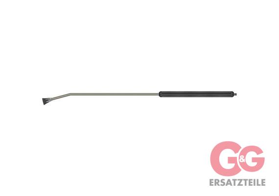 Strahlrohr 2000/500 mm ST-10 1/4" IG-NPT : 1/4"AG Stahl verzinkt 15° abgewinkelt