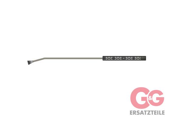 Strahlrohr 2000/760 mm ST-10 1/4"IG-NPT : 1/4"AG Edelstahl 15° abgewinkelt