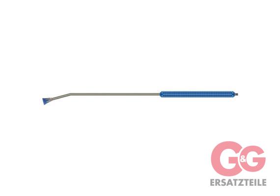 Strahlrohr ST-007 1000/400 mm Edelstahl Blau 1/4" IG-NPT : 1/4"AG 15° abgewinkelt