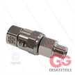 SW25 - Drehgelenk - Edelstahl / Messing - 250 Bar - 40 l/min - max 90°C - 30 U/min - 1/4" | Bild 3