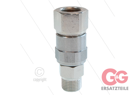 SW25 - Drehgelenk - Edelstahl / Messing - 250 Bar - 40 l/min