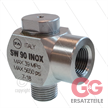 SW90 - Winkeldrehgelenk - Edelstahl - 350 Bar - 80 l/min - max 90°C - 1/2" AG x 1/2" IG | Bild 2