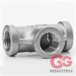 T-Stück Rp3/8"IG Edelstahl 150 bar Länge: 44 mm Höhe: 22 mm | Bild 3