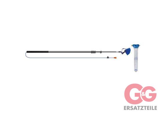 Teleskoplanze 1,75-6 m. mit Bürste, Filter 20" und