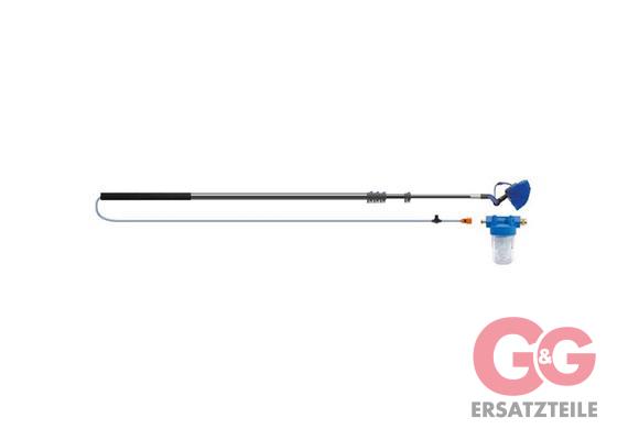 Teleskoplanze 1,75-6 m. mit Bürste, Filter 5" und