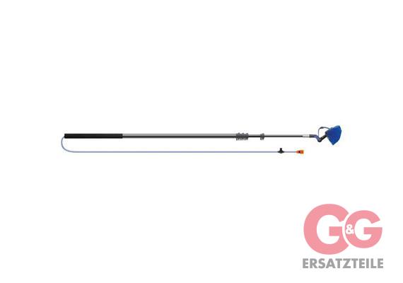 Teleskoplanze 1750-6000 mm. mit Bürste, Schlauch Aluminium