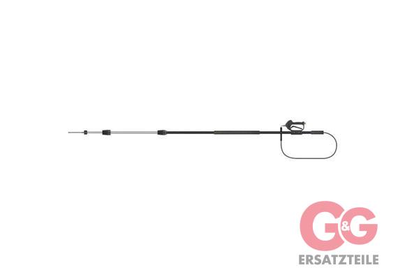 Teleskoplanze 2,45-5,65 M. 3/8"IG:1/4"AG schwarz