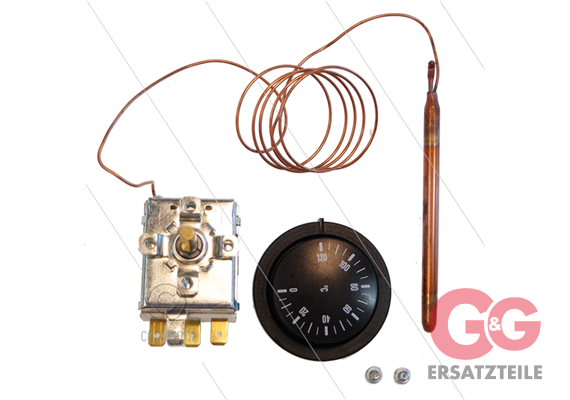 Thermostaat - IMIT TR2 9325 - 0 bis 120°C - Capillair L=900mm - Fühler 7x95mm - 250V - 16