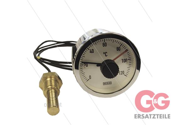 Thermostat einstellbar - SC15 - 0 bis120°C - kapillair L=1500mm - Fühler 3/8" AG - 250V -