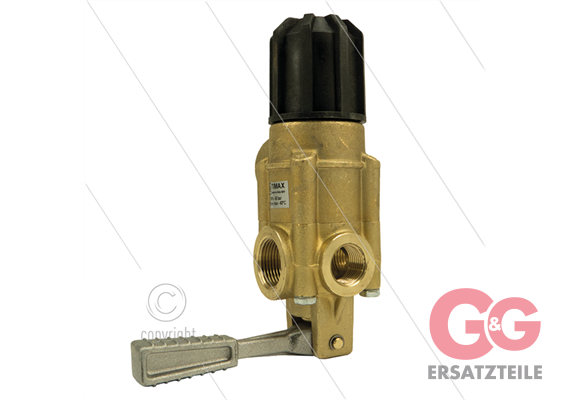 TIMAX Druckregelventil - 60 Bar - 200 l/min - max 60°C - Eingang: 3/4" IG - Ausgang: 1/2"