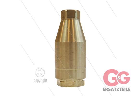 TN201 Rotordüse 0.065 - 1/4" IG - ohne Gummi - 255 Bar - Spritzwinkel 30°