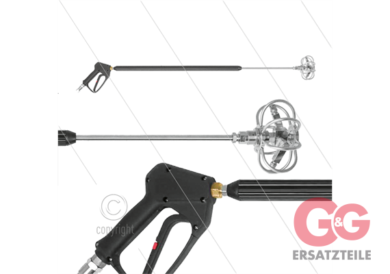 TRL Lanze - mit Drehgelenk und Rohrreiniger Ø150mm - L=1570m