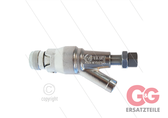 TS12RC - Sandstrahlkopf - 500 Bar - 80 l/min - max 90° - 1/4" IG - ohne Düse 1/4" AG - 0°