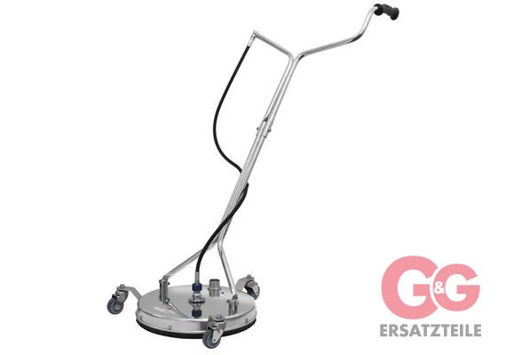 TurboDevil TD410 mit Fahrbügel + Absaugung 1/4"IG 275 bar ohne Pistole, ohne Düsen D=410