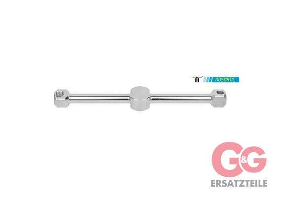 Turbokreisel-Arm 250bar w-fest-11° INOX TKA-2w2 ø350 G3/8"F 2x1/4"NF