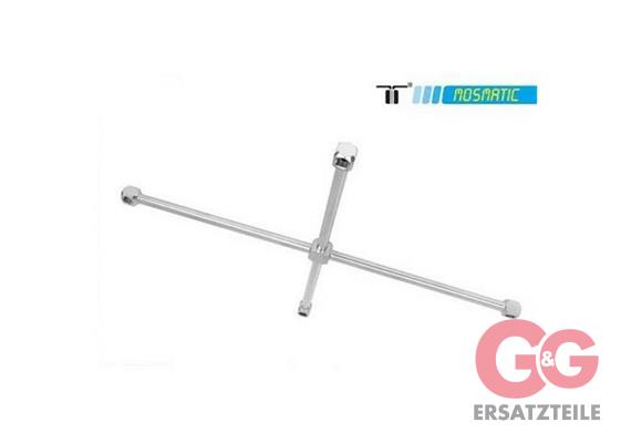 Turbokreisel-Arm 250bar w-fest-11° INOX TKA-4w4 ø400/150 G3/8"F 4x1/8"NF