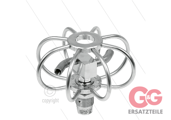 TYR-2f - Rohrreiniger - Ø150mm - Edelstahl - 275 Bar - max 120°C - 2 feste Rotorarme