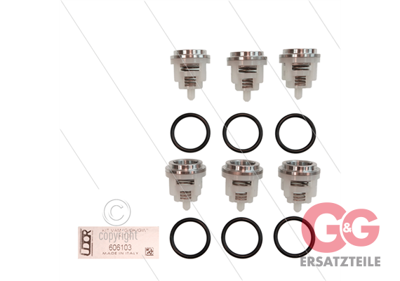 Udor Kit 3 - Ventilsatz (6x) - Serie G + GK + GW