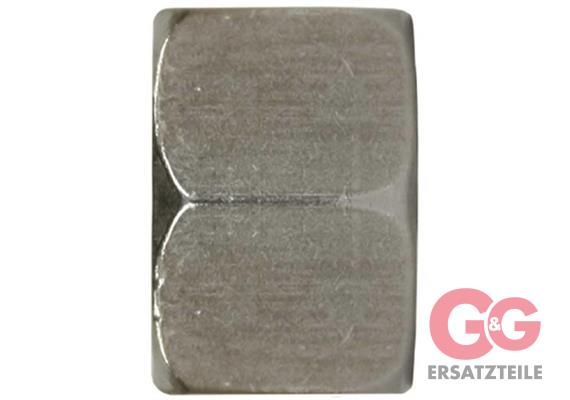 Überwurfmutter 08L=14x1,5 Edelstahl