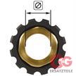 Überwurfmutter 22x1,5 16,4 mm Schwarz Messing  für Waschgerätenippel | Bild 2
