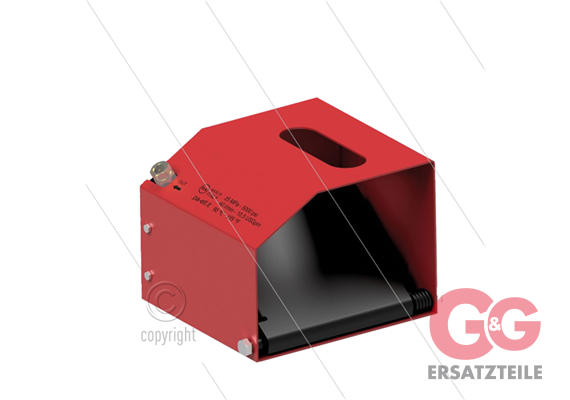 Vega Fußventil - 350 Bar - 40 l/min - max 90°C - Eingang: 3/8" IG x Ausgang: 1/4" IG